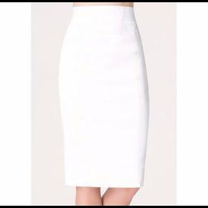 NWT long white pencil skirt